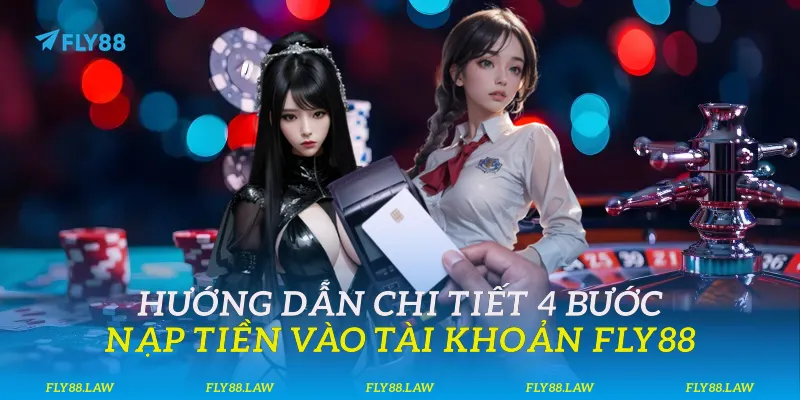 Hướng dẫn chi tiết 4 bước nạp tiền vào tài khoản Fly88